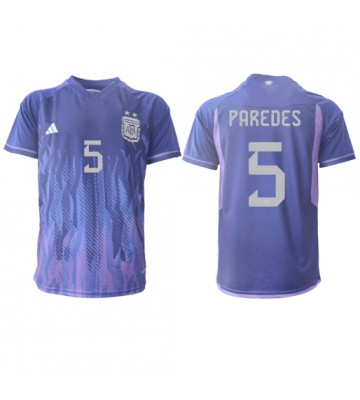 Argentina Leandro Paredes #5 Bortedrakt VM 2022 Kortermet